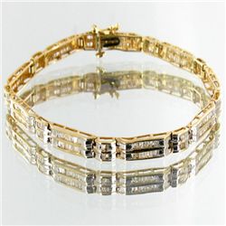 31twc Diamond14k Gold Tennis Bracelet (JEW-2556)