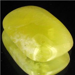 40.9ct Lemon Prehnite Cabochon (GEM-35695)