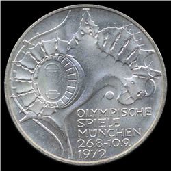 1972D Germany Silver 10 Mark MS66+ (COI-8544)