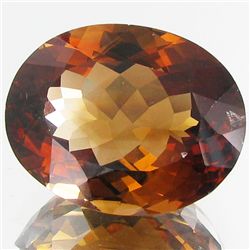 47.13ct Oval Brown Orange Imperial Topaz Brazil (GEM-27741)