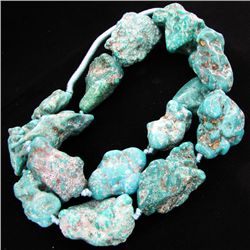 1330ct Natural Turquoise Chunk Strand (JEW-3465)