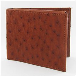 Mens Ostrich Hide Skin Wallet (ACT-245)