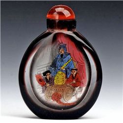 Antique Chinese Peking Glass Snuff Bottle (ANT-1427)