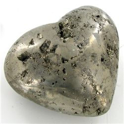 1665ct Handcarved Pyrite Heart (MIN-000135)