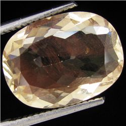 6.35ct Clear Champagne Oregon Sunstone Oval (GEM-30965)