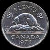 Image 2 : 1976 Canada 5c Hi Grade GEM Unc (COI-7942)