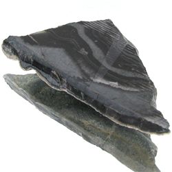 137ct Lace Black Hematite Slab (MIN-000485)