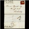 Image 1 : 1844 GB Rare 1p Red Maltese Canc. Stamp Cover (STM-1595)