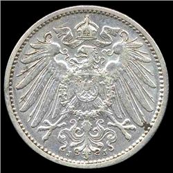 1911J Germany 1 Mark Hi Grade RARE Huge Error (COI-8048)