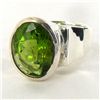 Image 2 : 58.23twc Peridot Sterling Ring (JEW-2830)