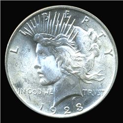 1923 Peace Dollar Super GEM MS65+ (COI-5025)