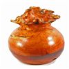 Image 1 : Rare Large Afzelia Burl Vase (DEC-061)