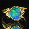 Image 1 : 11.85twc Opal Diamond 14k Gold Ring (JEW-3406)