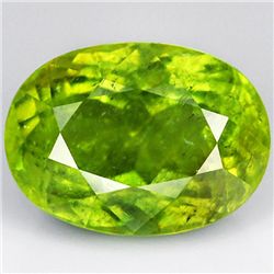 6.75ct  Oval Cuprian Yellow Green Tourmaline (GEM-35235)