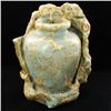 Image 1 : 2425ct Handcarved Green Shoushan Stone Vase (MIN-000078)