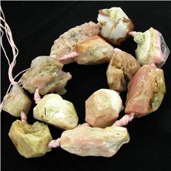 815twc Natural Pink Opal Chunk Strand (JEW-3462)