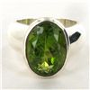 Image 1 : 72.59twc Peridot Sterling Ring (JEW-2820)