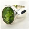 Image 2 : 72.59twc Peridot Sterling Ring (JEW-2820)