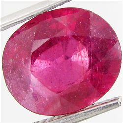 5.70ct Natural Madagascar Blood Red Ruby (GEM-29670)