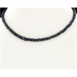 110twc Natural Burma Blue Sapphire Beads Necklace (JEW-1805)