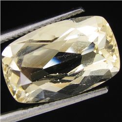 9.65ct Clear Champagne Oregon Sunstone Cushion (GEM-31041)