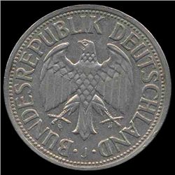 1957J Germany 1 Mark Hi Grade RARE (COI-8144)