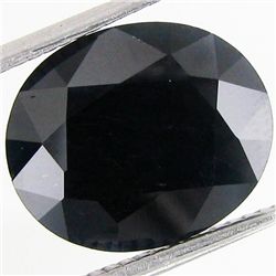 6.7ct Deep Blue Green Sapphire Oval (GEM-40893)