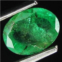 1.39ct Oval Deep Green Colombian Emerald Colombia (GEM-8942A)