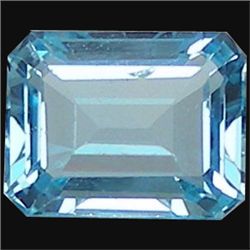 6.07ct Natural Sky Blue Octagon Topaz (GMR-1023)