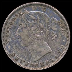 1882H Canada Newfoundland 20c XF/AU (COI-8732)