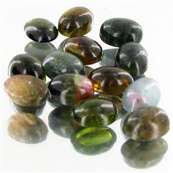 20.05ct Green Tourmaline Cabochon Parcel (GEM-40828)