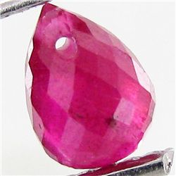 0.7ct Red Ruby Briolette (GMR-1106A)