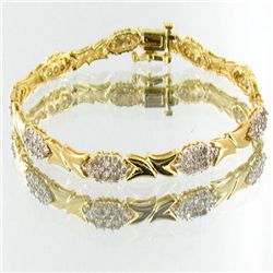 39twc Diamond14k Gold Tennis Bracelet (JEW-2557)