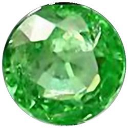 2mm Round Cut Top AAA Green Garnet Tanzania (GMR-0347)