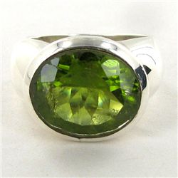 68.72twc Peridot Sterling Ring (JEW-2816)