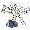 Image 1 : Handcrafted Purple Sodalite Brass Wire Tree (DEC-445)