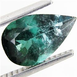 1.8ct Blue Green Cuprian Tourmaline Pear (GEM-41175)