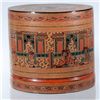 Image 1 : Burmese Red Laquerware Food Container (CLB-037)