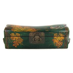 Chinese Leather Covered Pillow Box (ANT-1923)