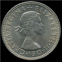 1959 British QE2 1 Shilling Rare Scottish Rev MS65 (COI-8956)