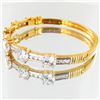 Image 2 : 86.9twc Lab Diamond Gold Vermeil Bracelet (JEW-3541)