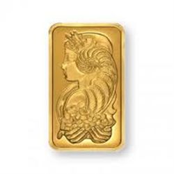 1 oz Pamp Suisse Gold Ingot on Assay Card