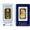 Image 1 : 1 oz Pamp Suisse Gold Ingot on Assay Card