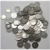 Image 1 : Lot of 100 V- Nickels- ag-fine grade-