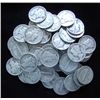 Image 1 : Lot of 50 Mercury Dimes- Average Circulated