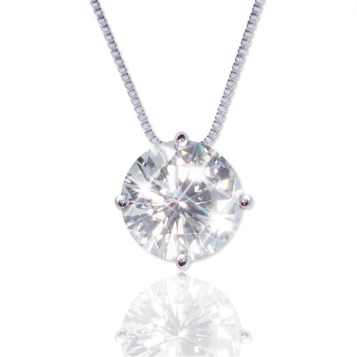 Moissanite solitaire necklace Clearance