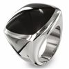 Image 1 : Stainless Steel Onyx Ring