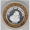 Image 1 : $10 SILVER FOUR QUEENS CASINO