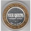 Image 2 : $10 SILVER FOUR QUEENS CASINO
