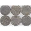 Image 2 : LOT OF 6 $1 CASINO CHIPS BALLYS MORE